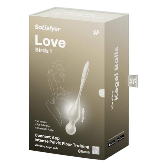 Satisfyer Love Birds 1 - Smart Vibrating Love Ball (White)