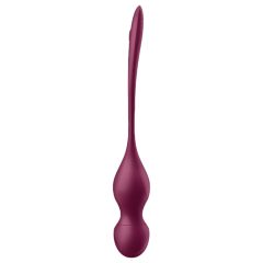   Satisfyer Love Birds Vary - Smart, Adjustable Ben Wa Balls (Burgundy)