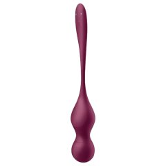   Satisfyer Love Birds Vary - Smart, Adjustable Ben Wa Balls (Burgundy)