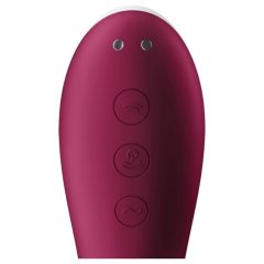   Satisfyer Dual Crush - Rechargeable Vaginal and Clitoral Vibrator (Red)