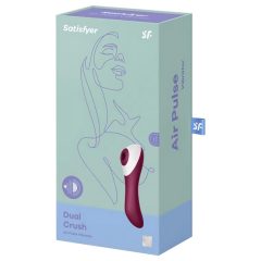   Satisfyer Dual Crush - Rechargeable Vaginal and Clitoral Vibrator (Red)