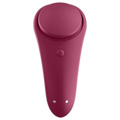   Satisfyer Sexy Secret - Smart Waterproof Panty Vibrator (Burgundy)