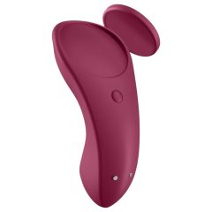   Satisfyer Sexy Secret - Smart Waterproof Panty Vibrator (Burgundy)