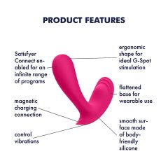 Satisfyer Top Secret - Smart Dual-Motor Vibrator (Pink)