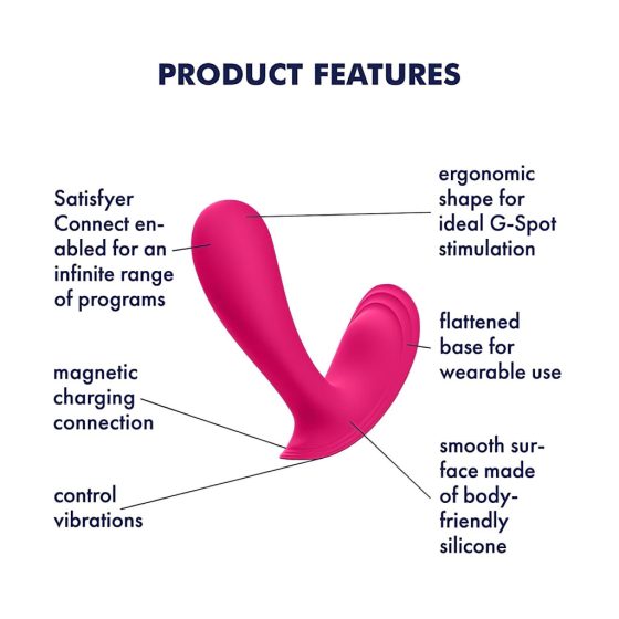 Satisfyer Top Secret - Smart Dual-Motor Vibrator (Pink)