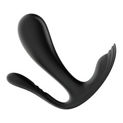   Satisfyer Top Secret Plus - Smart Triple Arm Vibrator (Black)