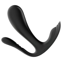   Satisfyer Top Secret Plus - Smart Triple Arm Vibrator (Black)