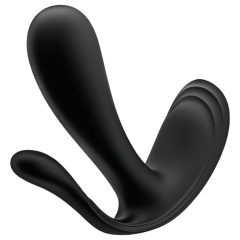   Satisfyer Top Secret Plus - Smart Triple Arm Vibrator (Black)