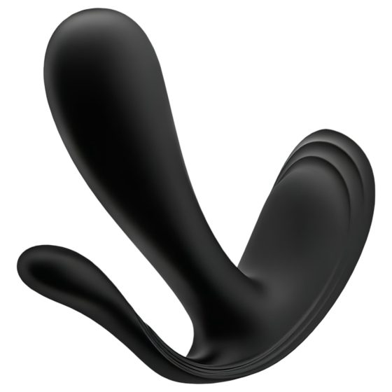 Satisfyer Top Secret Plus - Smart 3-Pronged Vibrator (Black)