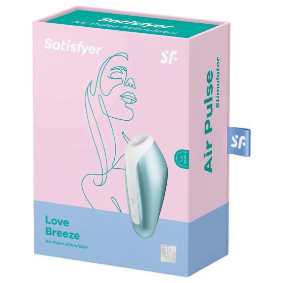 Satisfyer Love Breeze - Waterproof Clitoral Stimulator (Blue)