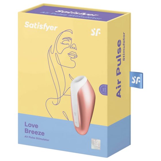 Satisfyer Love Breeze Waterproof Clitoral Vibrator (Peach)