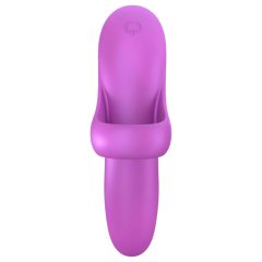   Satisfyer Bold Lover - Rechargeable, Waterproof Finger Vibrator (Pink)