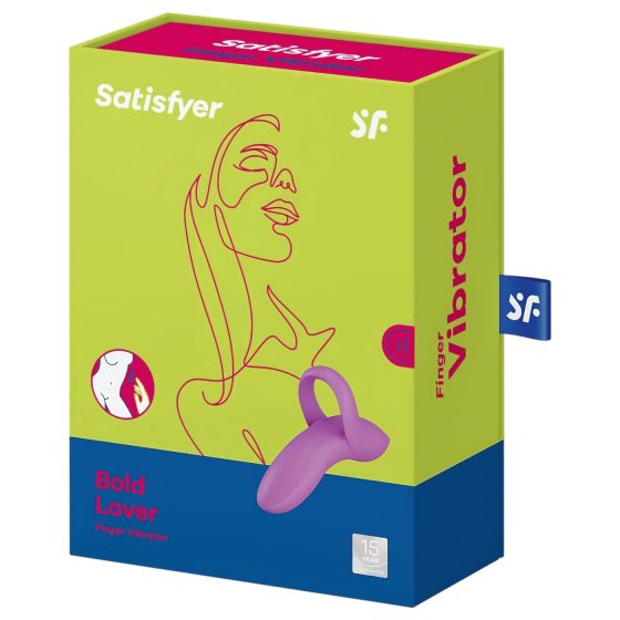 Satisfyer Bold Lover - rechargeable, waterproof finger vibrator (pink)