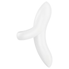   Satisfyer Bold Lover - Rechargeable, Waterproof Finger Vibrator (White)