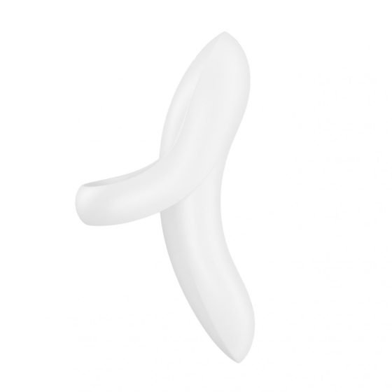 Satisfyer Bold Lover - Rechargeable, Waterproof Finger Vibrator (White)