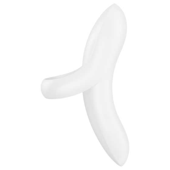 Satisfyer Bold Lover - Rechargeable, Waterproof Finger Vibrator (White)