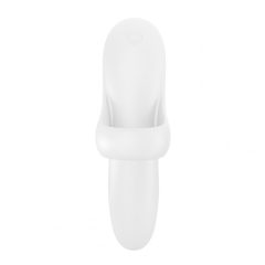   Satisfyer Bold Lover - Rechargeable, Waterproof Finger Vibrator (White)