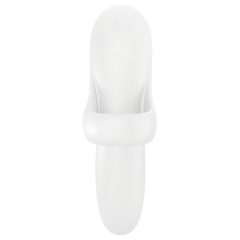   Satisfyer Bold Lover - Rechargeable, Waterproof Finger Vibrator (White)