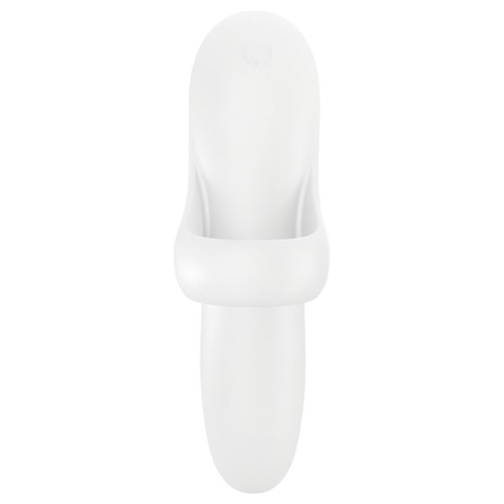 Satisfyer Bold Lover - Rechargeable, Waterproof Finger Vibrator (White)