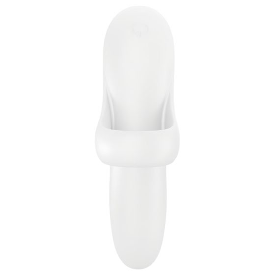 Satisfyer Bold Lover - Rechargeable, Waterproof Finger Vibrator (White)