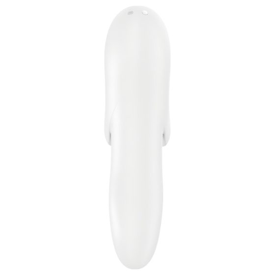 Satisfyer Bold Lover - Rechargeable, Waterproof Finger Vibrator (White)