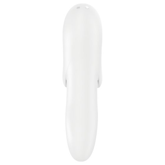 Satisfyer Bold Lover - Rechargeable, Waterproof Finger Vibrator (White)