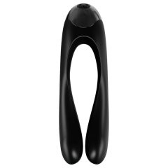   Satisfyer Candy Cane - rechargeable, waterproof dual vibrator (black)