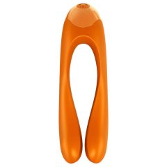   Satisfyer Candy Cane - rechargeable, waterproof two-pronged vibrator (orange)