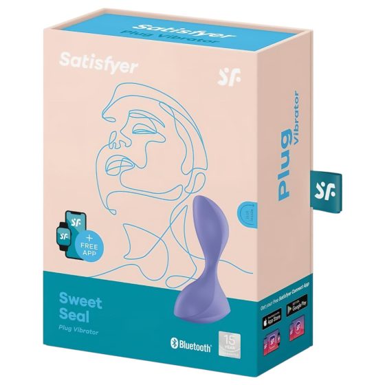 Satisfyer Sweet Seal - smart anal vibrator (purple)