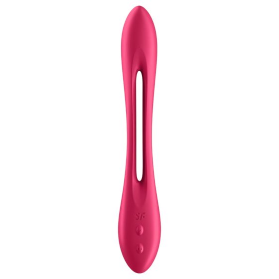 Satisfyer Elastic Joy - Rechargeable, Flexible Couple's Vibrator (Red)