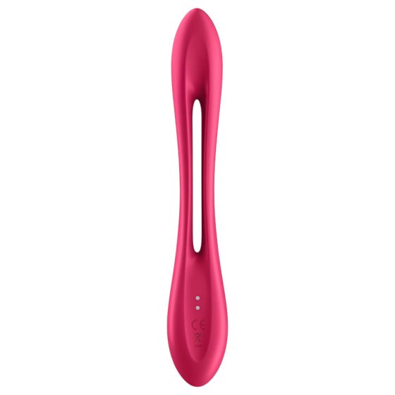 Satisfyer Elastic Joy - Rechargeable, Flexible Couple's Vibrator (Red)