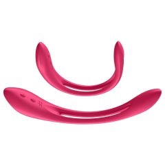   Satisfyer Elastic Joy - Rechargeable, Flexible Couple Vibrator (Red)