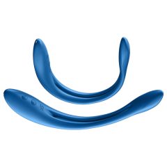   Satisfyer Elastic Game - Rechargeable, Flexible Couples Vibrator (Blue)