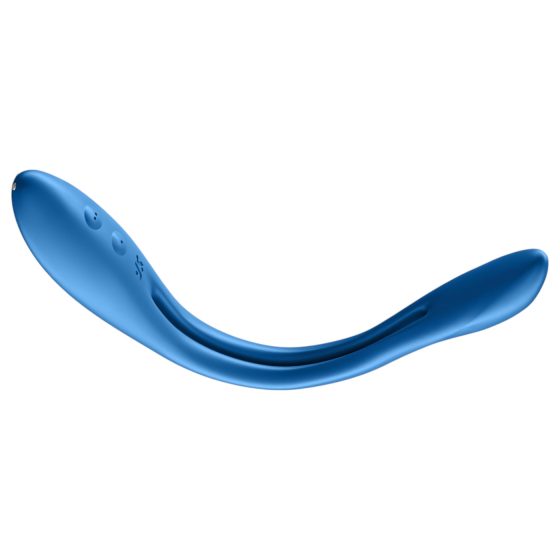 Satisfyer Elastic Game - Rechargeable, Flexible Couples Vibrator (Blue)