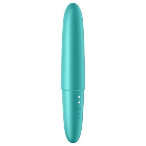 Satisfyer Ultra Power Bullet 6 - Rechargeable Waterproof Vibrator (Turquoise)