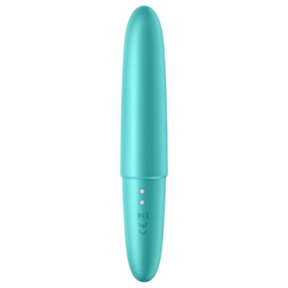 Satisfyer Ultra Power Bullet 6 - Rechargeable Waterproof Vibrator (Turquoise)