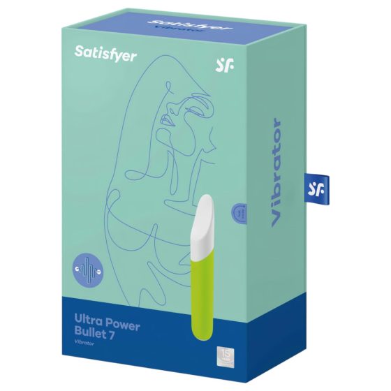 Satisfyer Ultra Power Bullet 7 - Waterproof Clitoral Vibrator (Green)