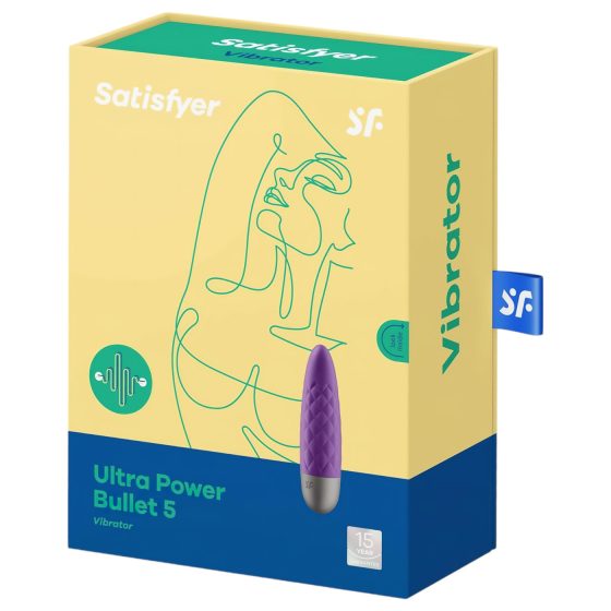 Satisfyer Ultra Power Bullet 5 - Rechargeable, Waterproof Vibrator (Purple)