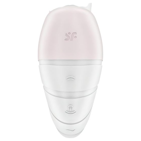 Satisfyer Supernova - Rechargeable, Air-Pulse 2-in-1 Vibrator (White)