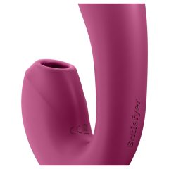   Satisfyer Sunray - Rechargeable Air Pulse 2in1 Vibrator (Red)