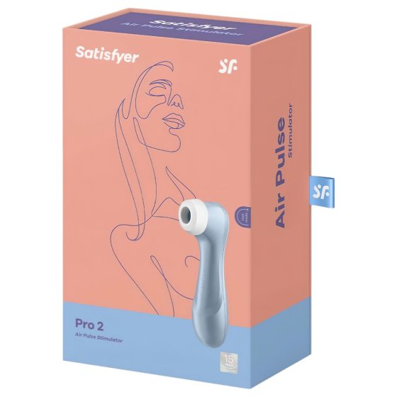 Satisfyer Pro 2 Gen2 - Rechargeable Air Pulse Clitoral Stimulator (Blue)