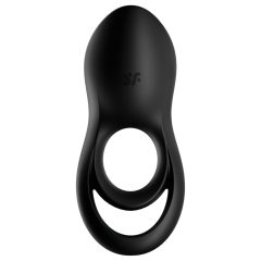   Satisfyer Legendary Duo - Rechargeable Vibrating Penis Ring (Black)