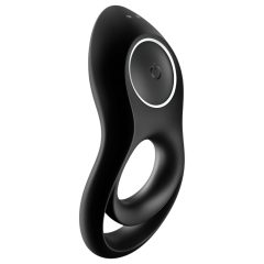   Satisfyer Legendary Duo - Rechargeable Vibrating Cock Ring (Black)