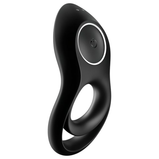 Satisfyer Legendary Duo - Rechargeable Vibrating Cock Ring (Black)