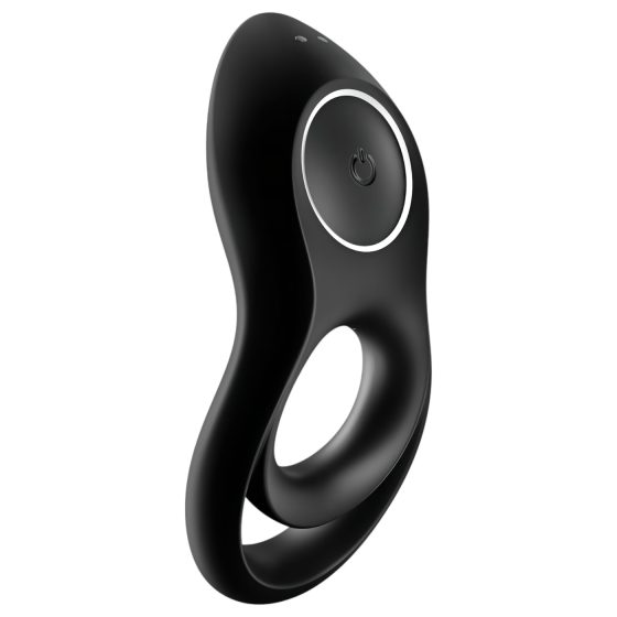 Satisfyer Legendary Duo - Rechargeable Vibrating Penis Ring (Black)