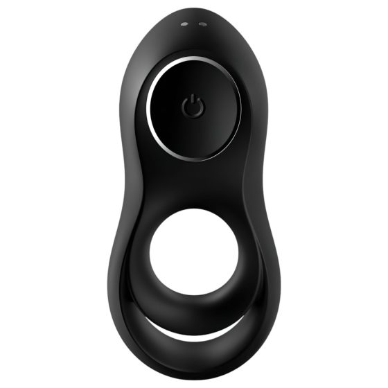 Satisfyer Legendary Duo - Rechargeable Vibrating Cock Ring (Black)