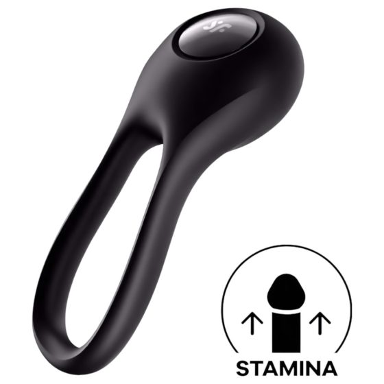 Satisfyer Majestic Duo - Rechargeable Waterproof Cock Ring (Black)