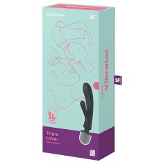   Satisfyer Triple Lover - G-Spot and Massage Vibrator (Silver)