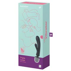   Satisfyer Triple Lover - G-spot and massager vibrator (silver)