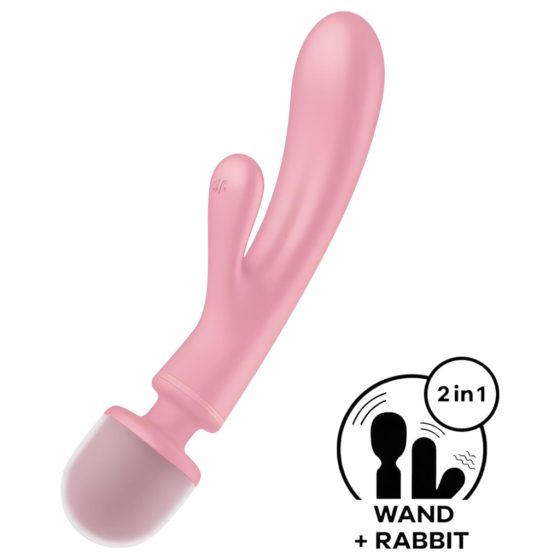 Satisfyer Triple Lover - G-Spot and Massaging Vibrator (Pink)